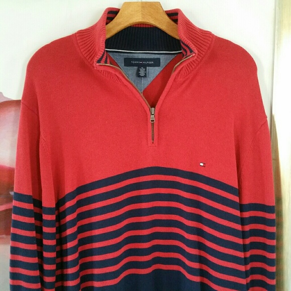 🔴🟢 T0mMy HilFiGer 1/4 zIp sweAtShiRt - Picture 6 of 9